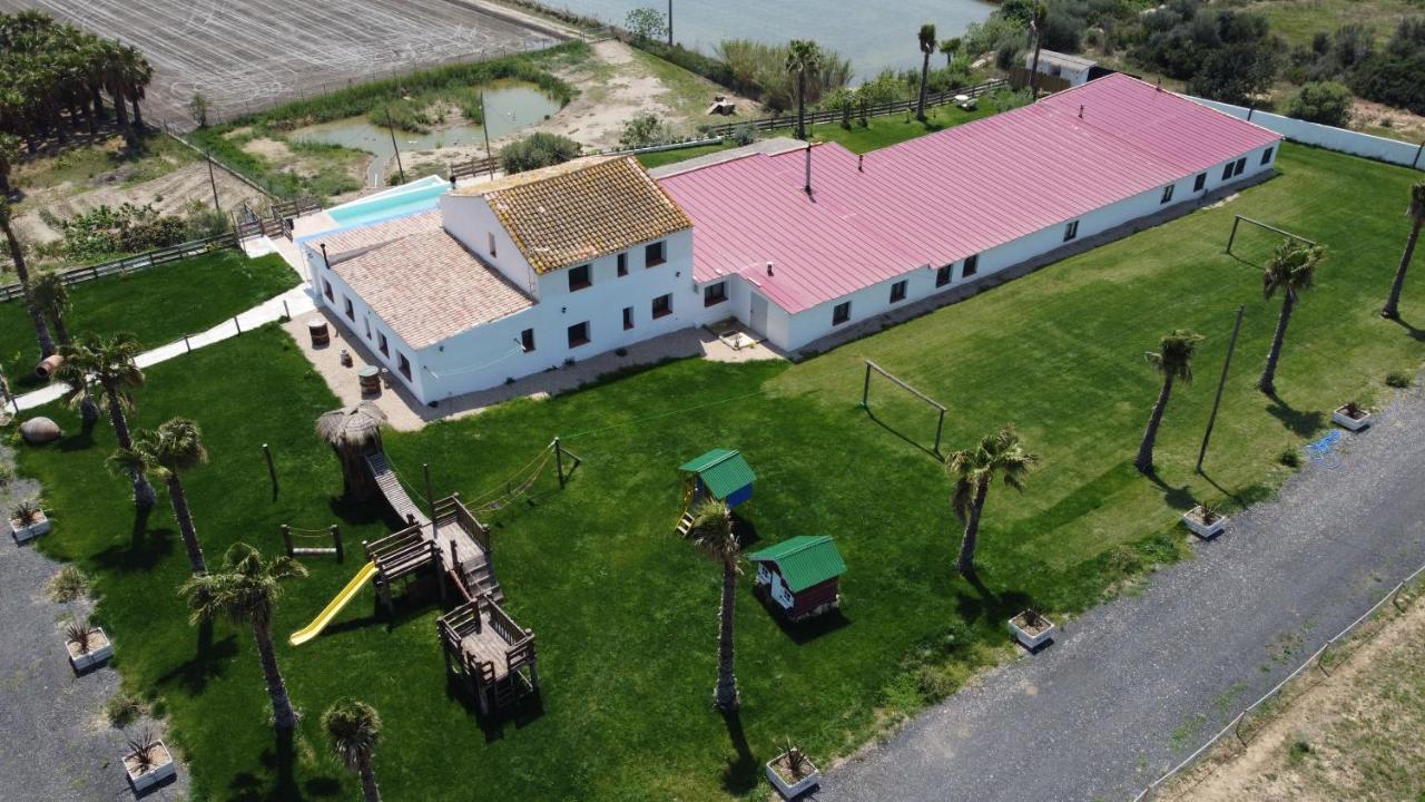 Gasthaus La Finestra Del Delta L'Ampolla Exterior foto
